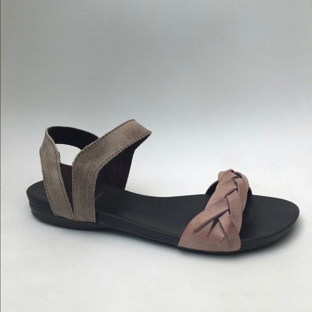 New Leather Flat with Braided Detail